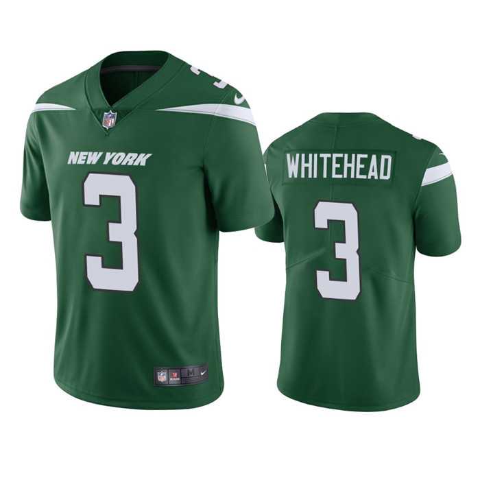 Men & Women & Youth New York Jets #3 Jordan Whitehead Green Vapor Untouchable Limited Stitched Jersey
